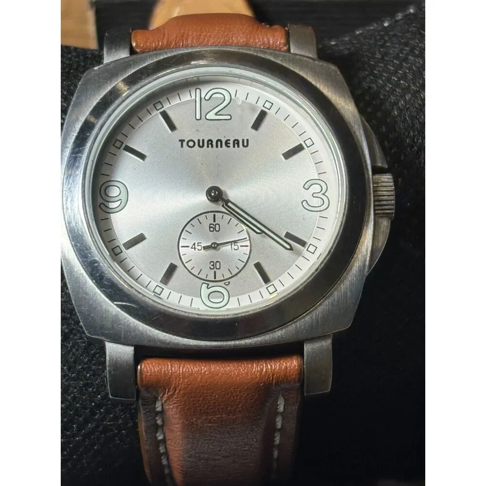 Tourneau Men’s Swiss Quartz Watch – Honda Promotional Edition – Silver Dial